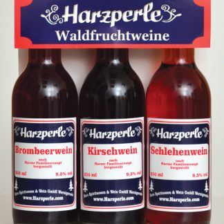 Harzperle Dreierpack 3x 0,25l Fruchtwein