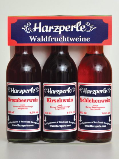 Harzperle Dreierpack 3x 0,25l Fruchtwein